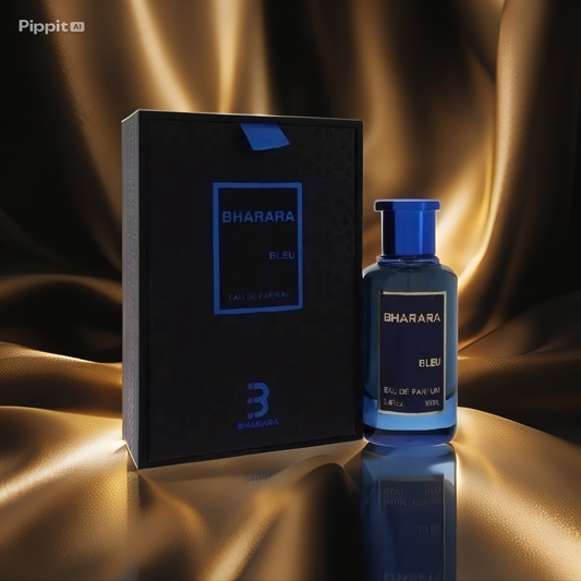 Bharara Blue Estuche + Perfumero Premium 🔵 | Fragancia Masculina Fresca, Elegante y de Alta Proyección